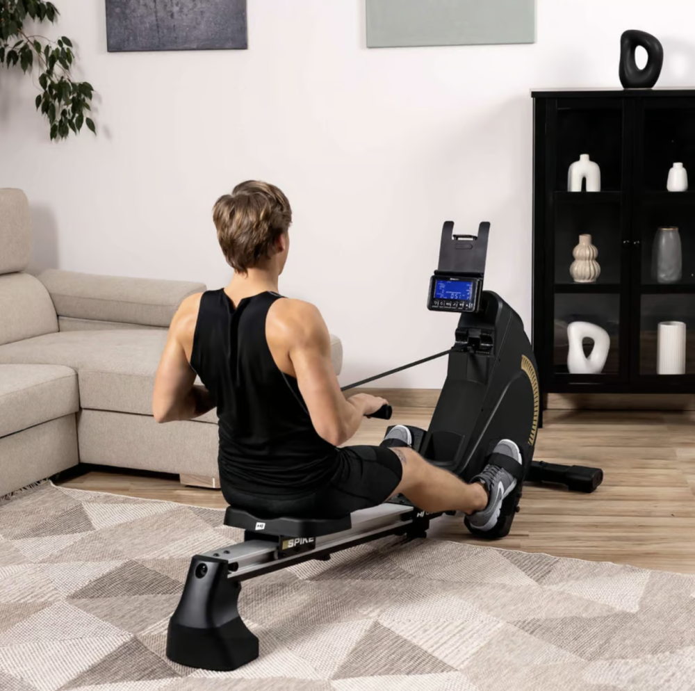 Гребний тренажер Hop-Sport HS-095R Spike золотий Київ - фото 7