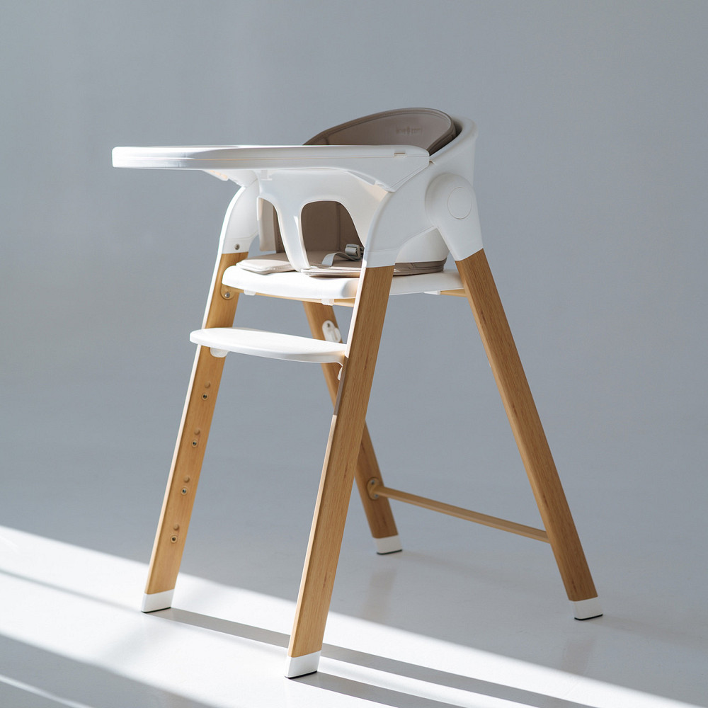 Стільчик дитячий для годування Flex (до 100 кг) 3-в-1 Білий Вінниця - фото 2