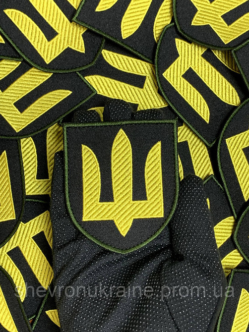 Шеврон Танковые войска (Форма щит. На липучке) Размер 8x7см Киев - изображение 7