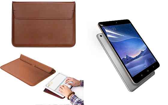 Чохол-конверт VitoCase для Xiaomi Mi Pad 2, Mi Pad 3, з функцією підставки для планшета Коричневий Київ