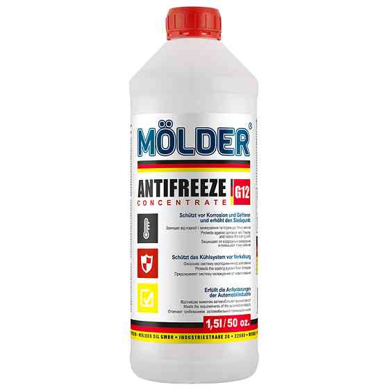 Антифриз Molder G12 красный концентрат 1,5л Львов