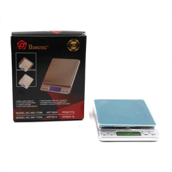 Ваги ювелірні Domotec MS-1729B BIG 500г/0.01г 3624 Одеса