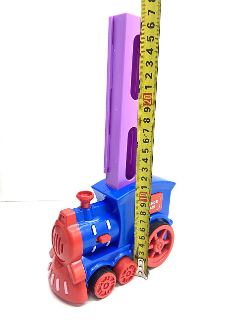 Потяг доміно TK Group викладає доміно підсвічування звуки Синій з фіолетовим (24043) Чернігів - фото 2