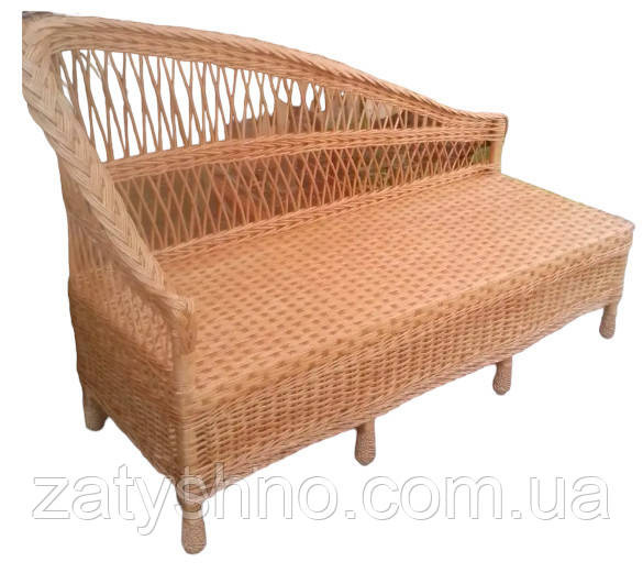 Диван плетений із завуженою спинкою Київ - фото 1