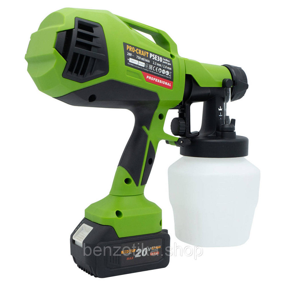 Акумуляторний фарбопульт Procraft PSE30 (без акб та зп) Киев - изображение 5