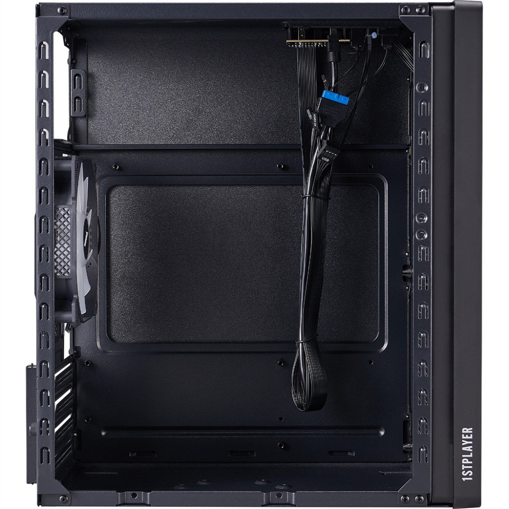 Корпус 1stPlayer WD1-BK-3F1 Black ( 26924 ) Харків - фото 15