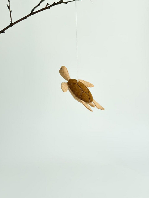 Мягкая фетровая игрушка морська черепаха ручной работы – безопасная развивающая игрушка Киев - изображение 6