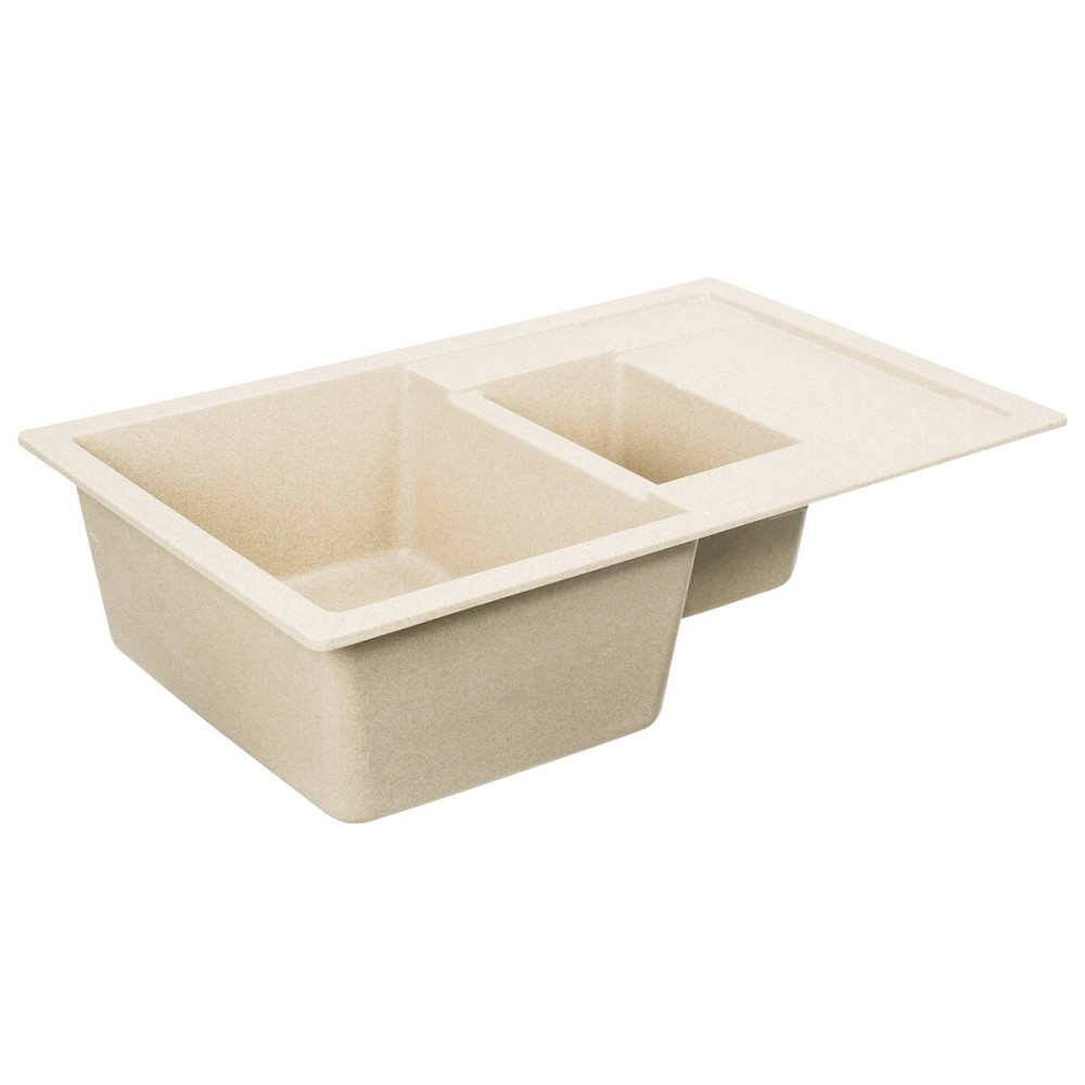 VALESO Гранітна мийка для кухні VALESO TOSKANA 7850W матова Сафарі Коломыя - изображение 5