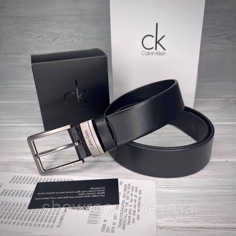 Мужской кожаный брендовый ремень (400) Киев - изображение 2