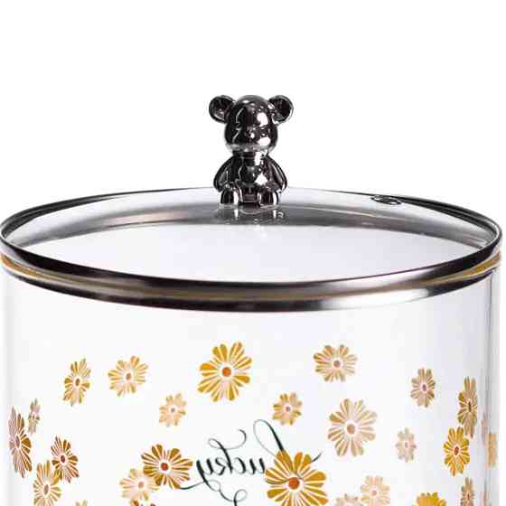 Лимонадниця з краном на дерев'яній підставці 3.6 л скляна лимонадниця диспенсер для напоїв HP-34-17 Коломия