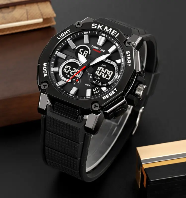 Часы мужские наручные Skmei 2219 (Черный) Киев - изображение 4