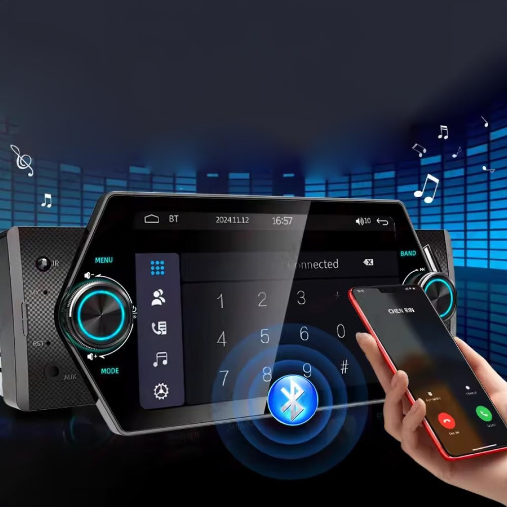 Автомагнітола з сенсорною панеллю 5",Bluetooth+пульт,,5-5055BT SBR Київ - фото 4