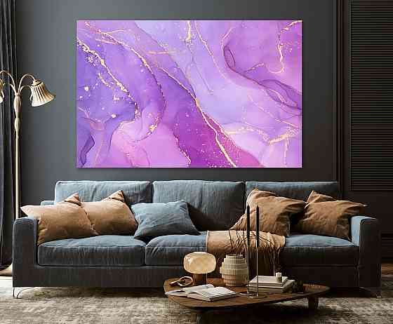 Картина полотно у вітальню / спальню    Абстракція      MLP_265 ( 60х30см ) Київ