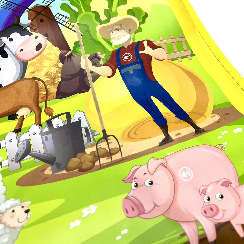 Плакат Limo toy зі звуками тварин казки пісні українська мова (FT 0020) Чернігів - фото 5