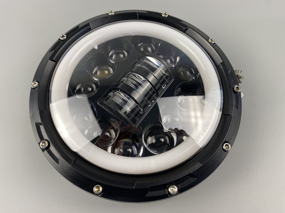 Фара головного світла LED 65 W (ближній + дальні + ходові вогні) 7 дюймів Мукачево - фото 7