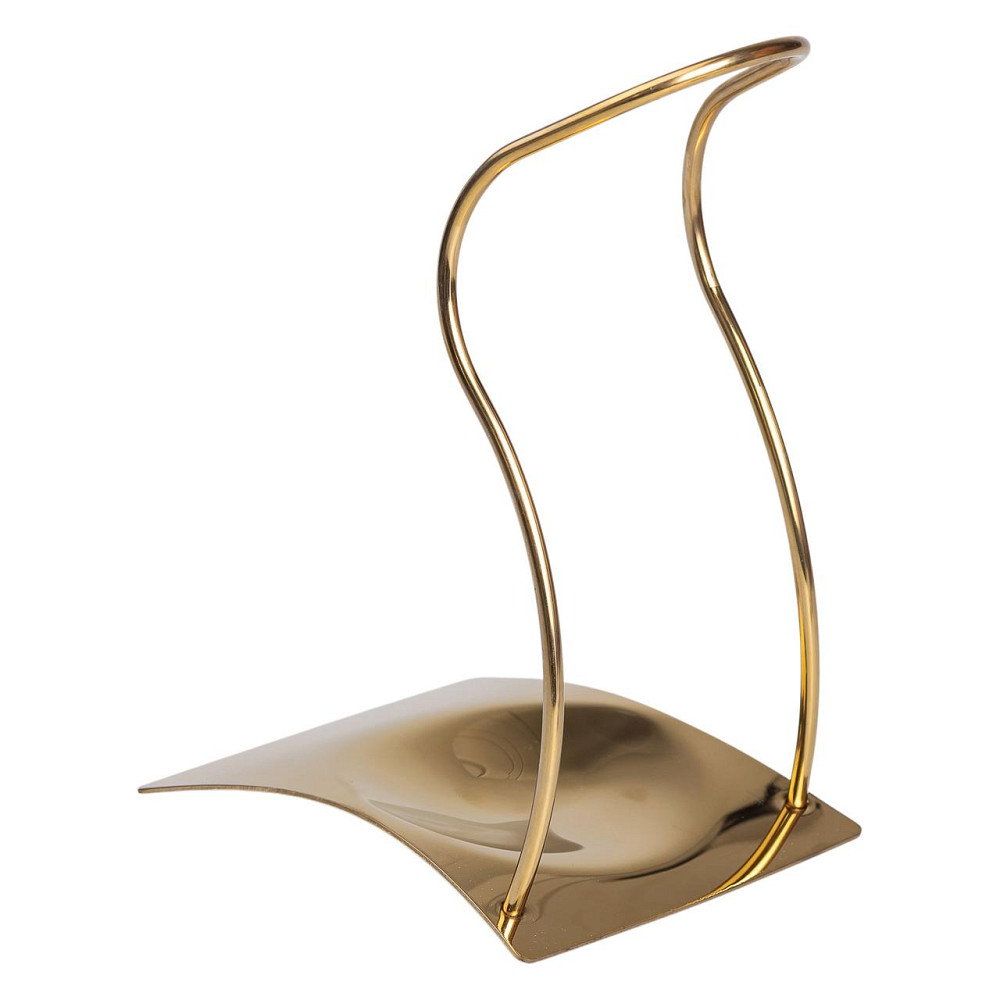 Zhongjing Підставка під ополоник, лопатку або ложку 12×10,5×17 см з нержавіючої сталі Золото HP Киев - изображение 2