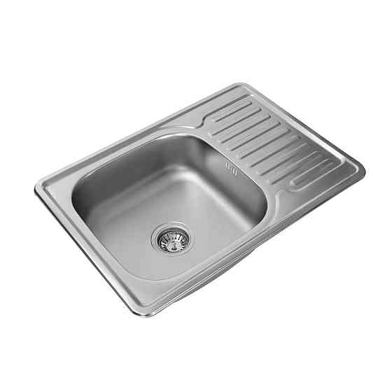 VALESO Кухонна мийка з нержавіючої сталі Valeso 7050 САТИН (0,8/180 мм) Киев