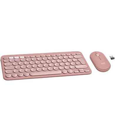 Комплект (клавіатура, миша) бездротовий Logitech Pebble 2 Combo Rose (920-012241) ( Рожевий ) Харьков