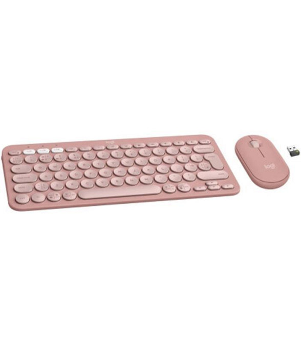 Комплект (клавіатура, миша) бездротовий Logitech Pebble 2 Combo Rose (920-012241) ( Рожевий ) Харьков - изображение 2