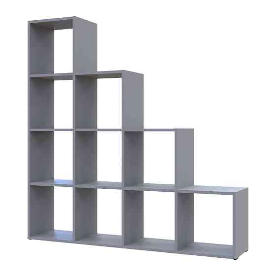 Стелаж Doros Степ 4х4 Сірий відкритий 136.2х28.8х140.7 DRS-011772 (41516179) Львів