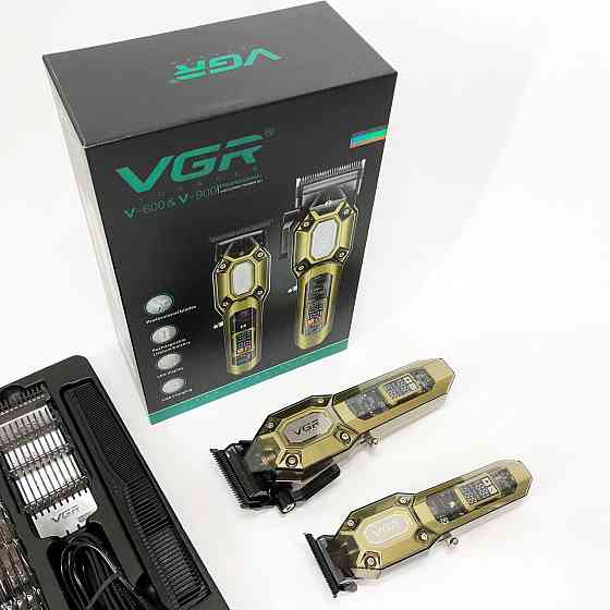 Малошумна машинка для стрижки волосся VGR, Універсальна машинка для стрижки голови та бороди NF-80 Івано-Франківськ