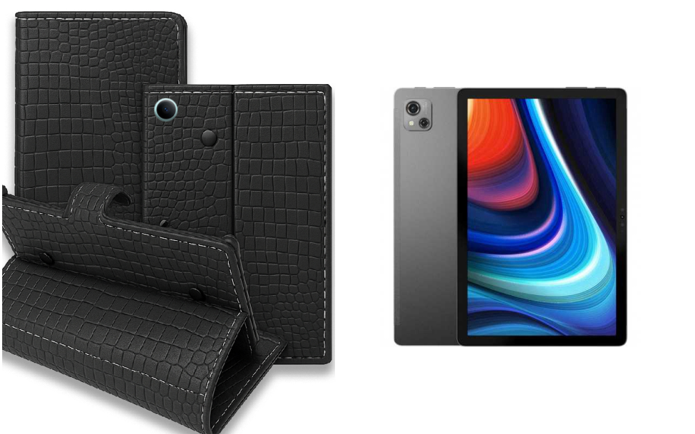 Книжка-трансформер для планшета Blackview Oscal Pad 16, колір Black Krokodil Black Київ - фото 1