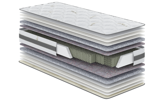 Ортопедический пружинный матрас Aloe Vera Планто TM Come-For 80х200 Харьков