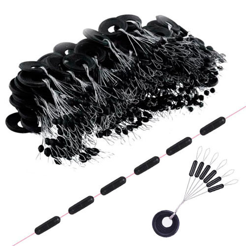 Стопоры для скользящего поплавка, 600 шт надежно фиксирует скользящий поплавок и другие оснастки на леске Киев - изображение 1