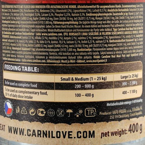 Корм вологий Carnilove Dog k консерви для собак з ягням і кабаном 400 г Київ - фото 5