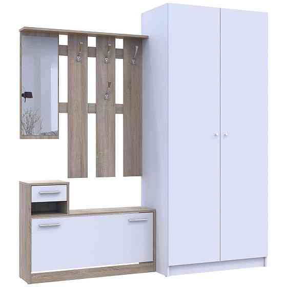Прихожая Doros Alice и шкаф Promo Белый/Дуб сонома (DRS-011386) Днепр