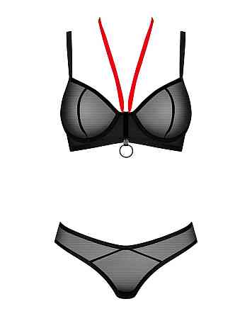 Комплект Obsessive Glandez, чорний, XS/S Sex Aura Київ