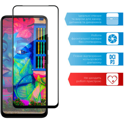 Скло захисне ACCLAB Full Glue Xiaomi Redmi Note 12S (1283126564987) Вінниця - фото 5