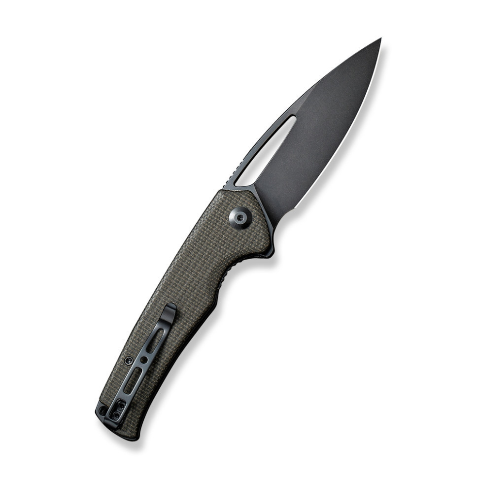 Нож складной туристический Sencut Mims, (8.8 см) 9Cr18MoV / Micarta темно-зеленый Киев - изображение 2
