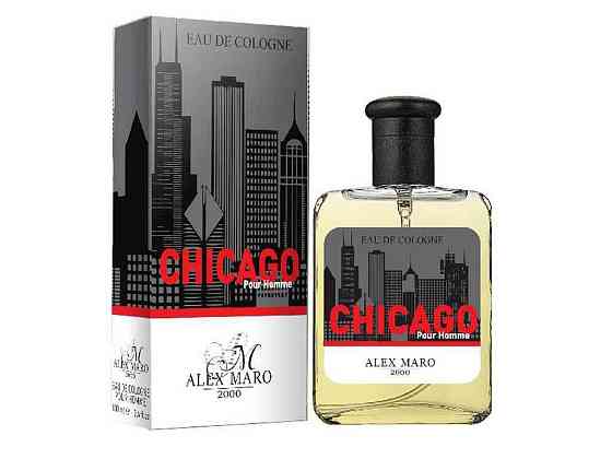 Туалетна вода чоловіча CHICAGO 100мл ТМ Alex Maro Київ