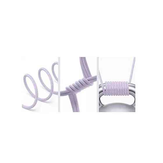 Кабель Type-C - Lightning Baseus Gem для быстрой зарядки и передачи данных 20W 2m Nebula Purple Одесса