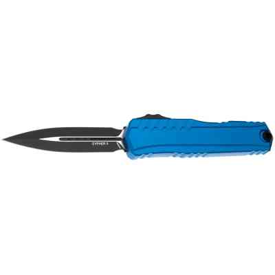 Нож Microtech Cypher II D/E Black Blade Standard Blue (1242-1BL) Винница