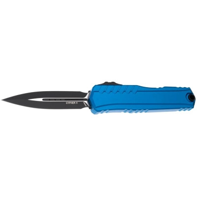 Ніж Microtech Cypher II D/E Black Blade Standard Blue (1242-1BL) Вінниця - фото 1