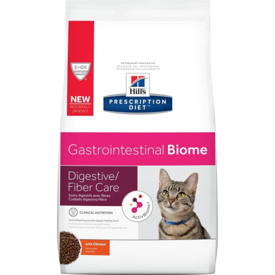 Hills Prescription Diet Feline Gastrointestinal Biome (Хіллс ПД Гастроінтестинал Біом) для котів для шлунково-кишкового тракту 8 кг Запоріжжя