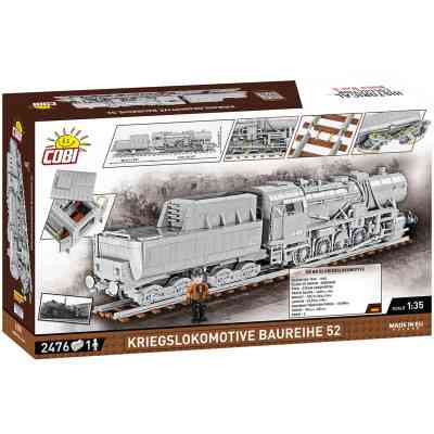 Конструктор Cobi Локомотив Kriegslokomotive Class 52 1:35, 2476 деталей (COBI-6281) Винница