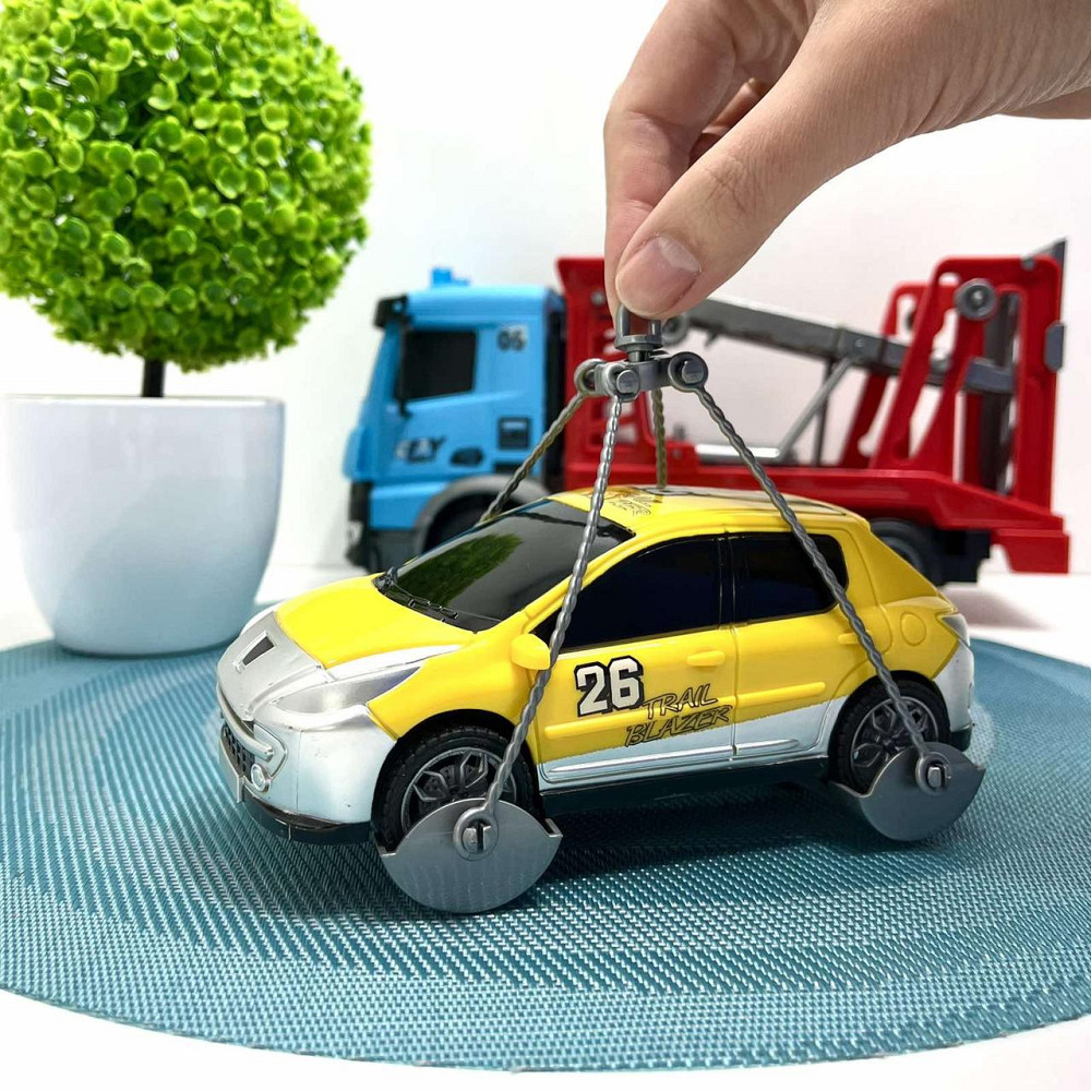 Машина Екскаватор на радіокеруванні масштаб 1:14 30 см Блакитна із жовтим (YJ-118-3-5) Чернігів - фото 3