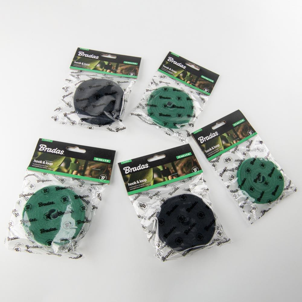 Багатофункціональна стрічка, Т рулон на липучці, 12,5мм х 5 м, зелений, TYHLT12505/GR Київ - фото 4