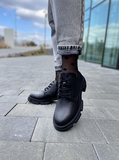 Черевики жіночі GREMMY чорні шкіра натуральна 36-40 (4983) Коломыя - изображение 5