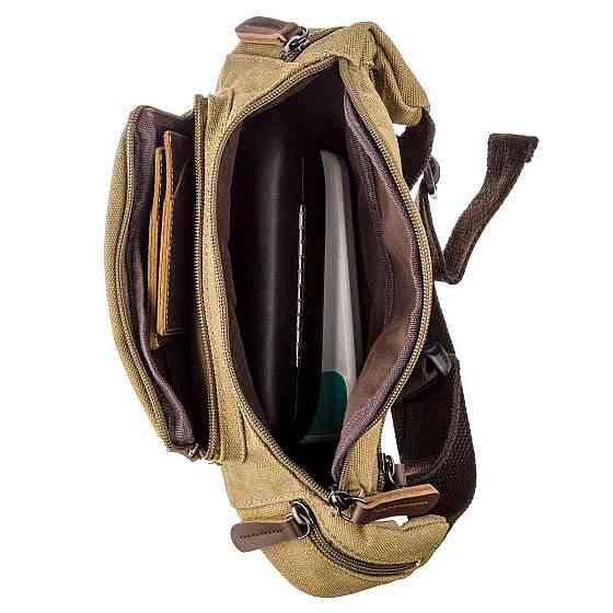 Сумка поясная текстильная Хаки (Vintage) Киев