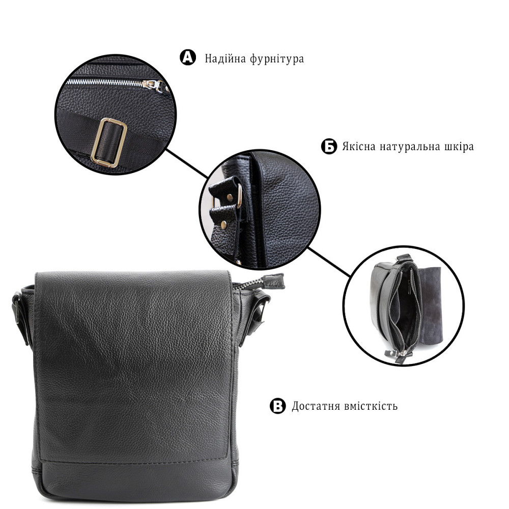 Мессенджер Чорний (SHVIGEL) Київ - фото 17