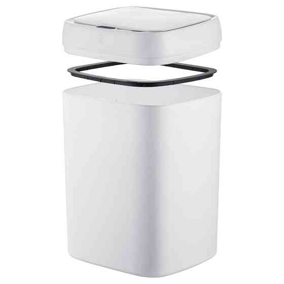 Відро для сміття сенсорне прямокутне Mixxus Wave-TC0314 White 14 л (колір білий) (MI8404)   ( 24011 ) Харків