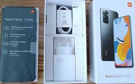 НОВЫЙ Xiaomi Redmi Note 11 Pro 8/128GB NFC Graphite Gray Global. Київ