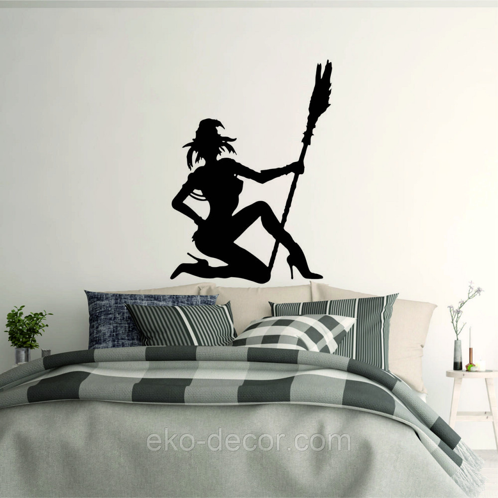 Декоративное настенное Панно «Девушка с метлой», Декор на стену Киев - изображение 5