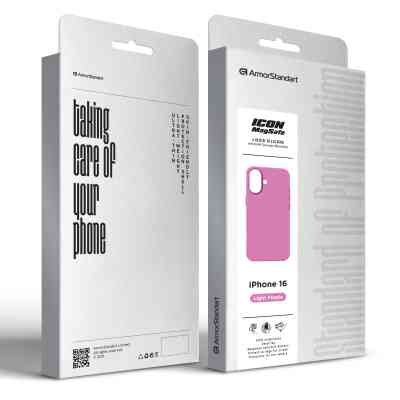 Чехол для мобильного телефона Armorstandart ICON2 MagSafe Apple iPhone 16 Light Purple (ARM80182) Винница