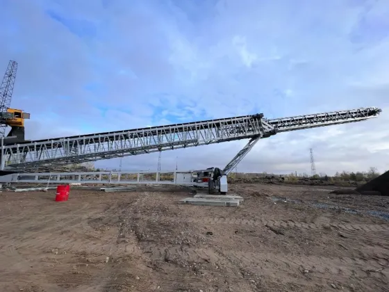Радіальний конвеєр Автоматичний Телескопічний Ptrc1055, 500 т/год, PolygonMach Туреччина. Харків