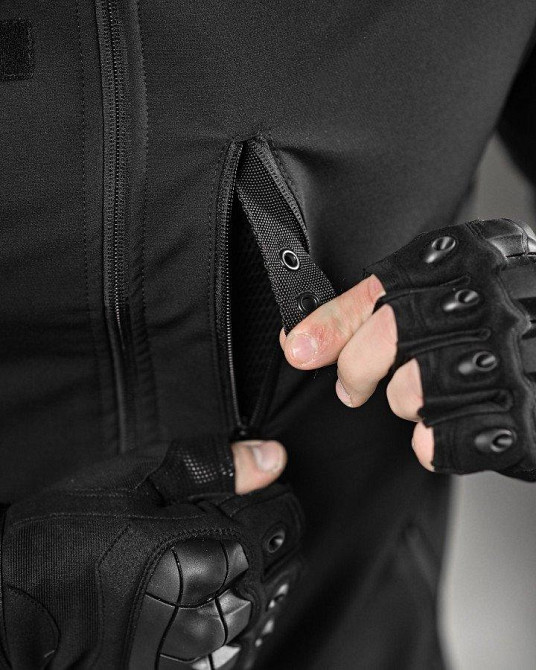 Ветровка paradox (без капюшона) черная полиция ДЛ6292 Одесса - изображение 7